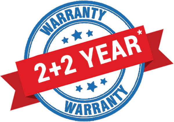 2+2 Year Warranty
